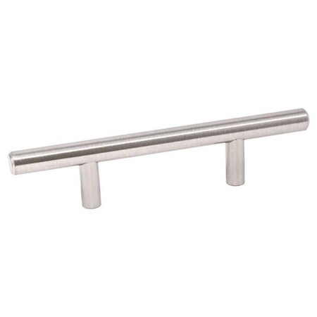 CROWN 3" Center to Center Bar Cabinet Pull Satin Nickel Finish CHP0136SN